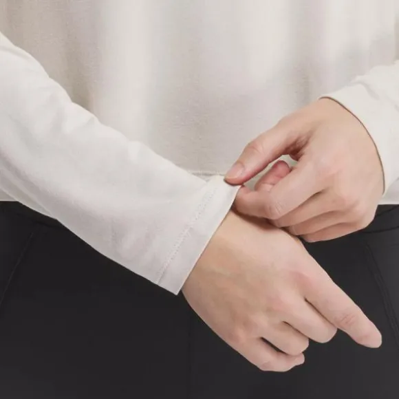 activchilldreamblend_long_sleeve_tshirt_4-2.webp Tops & T-shirts^Reebok ActivChill+DreamBlend Long Sleeve T-Shirt Stucco