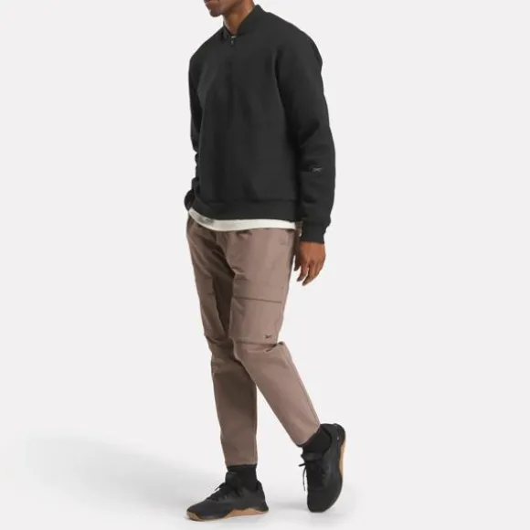 Hoodies & Sweatshirts^Reebok Active Collective DreamBlend 1/4 Zip Sweatshirt Black