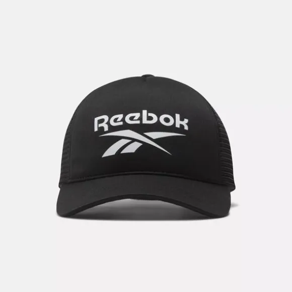 Trending: Matching Sets | Hats & Gloves^Reebok Aero Cap Blackw/WhiteLogo