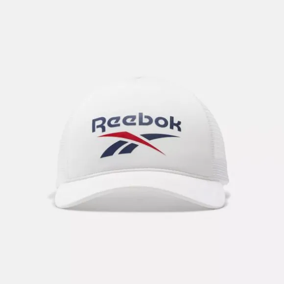 Hats & Gloves | Swimwear^Reebok Aero Cap WhitewithNavy/RedLogo