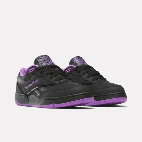 Big Kids' Shoes (sizes 3.5-7) | Big Kids' Shoes (sizes 3.5-7)^Reebok BB 4000 II Shoes - Grade School Black/DigitalPurple/White