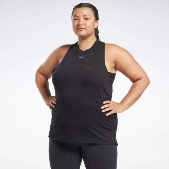 Plus Size (1x-4x) | Tops & T-shirts^Reebok Burnout Tank Top (Plus Size) Black