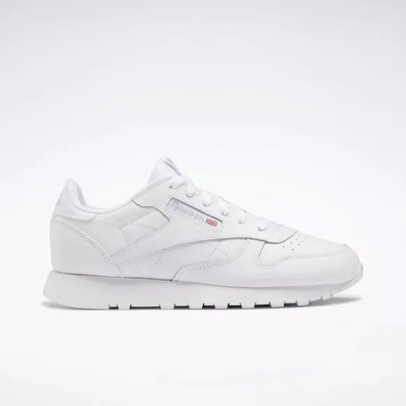 Big Kids' Shoes (sizes 3.5-7)^Reebok Classic Leather Shoes - Grade School FtwrWhite