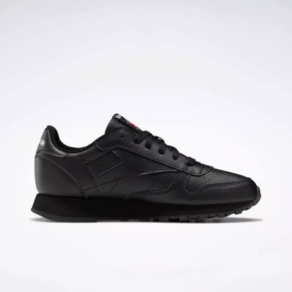 Big Kids' Shoes (sizes 3.5-7)^Reebok Classic Leather Shoes - Grade School CoreBlack