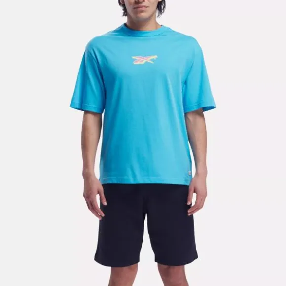 Tops & T-shirts | Tops & T-shirts^Reebok Classics Dopamine T-Shirt BoldCyan