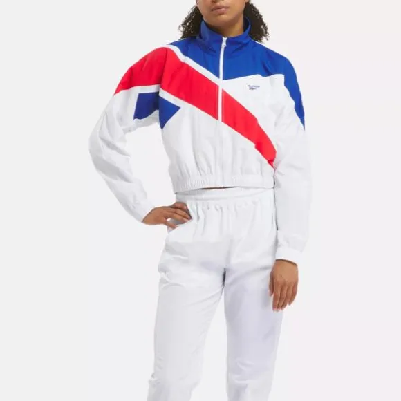 Jackets^Reebok Classics Franchise Track Jacket White