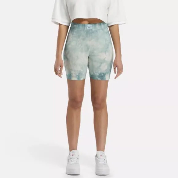Shorts^Reebok Classics Natural Dye Marble Bike Shorts HoopsBlue
