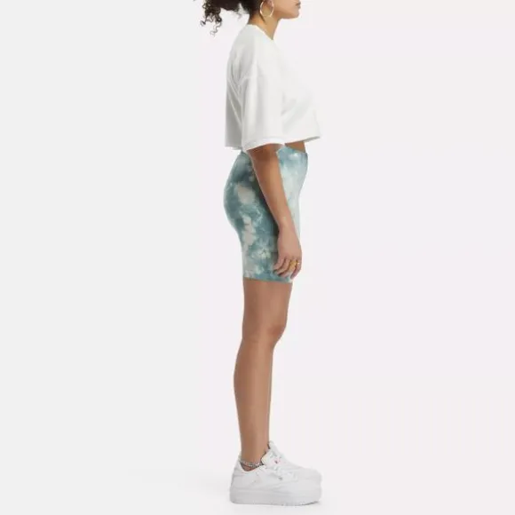 Shorts^Reebok Classics Natural Dye Marble Bike Shorts HoopsBlue