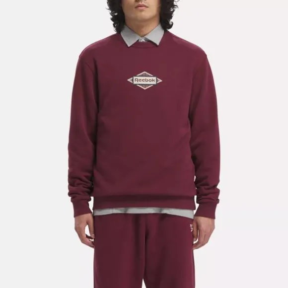 Hoodies & Sweatshirts | Hoodies & Sweatshirts^Reebok Classics Sporting Goods Crew Sweatshirt ClassicMaroon