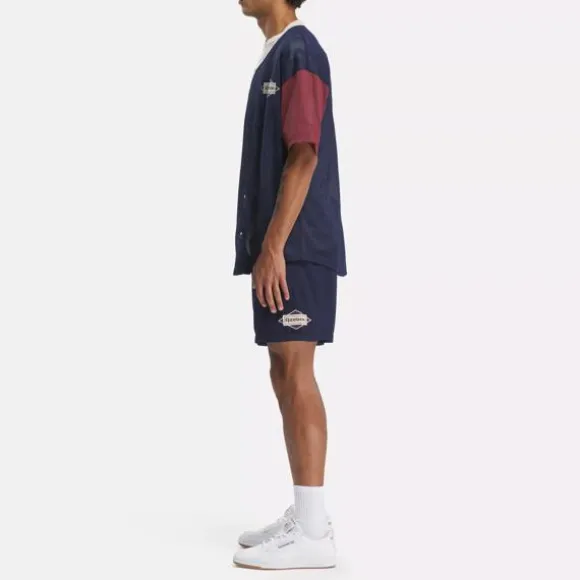 Shorts^Reebok Classics Sporting Goods Shorts VectorNavy