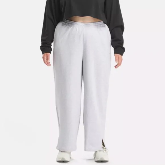 Plus Size (1x-4x) | Pants & Sweatpants^Reebok Classics Wide Straight Leg Pants (Plus Size) LightGreyHeather