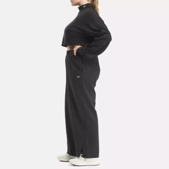 Plus Size (1x-4x) | Pants & Sweatpants^Reebok Classics Wide Straight Leg Pants (Plus Size) Black