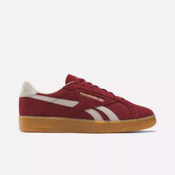 Trending: 90’s Classics | Shoes Under $100^Reebok Club C Grounds UK Shoes RichMaroon/Moonstone/ReebokBrass