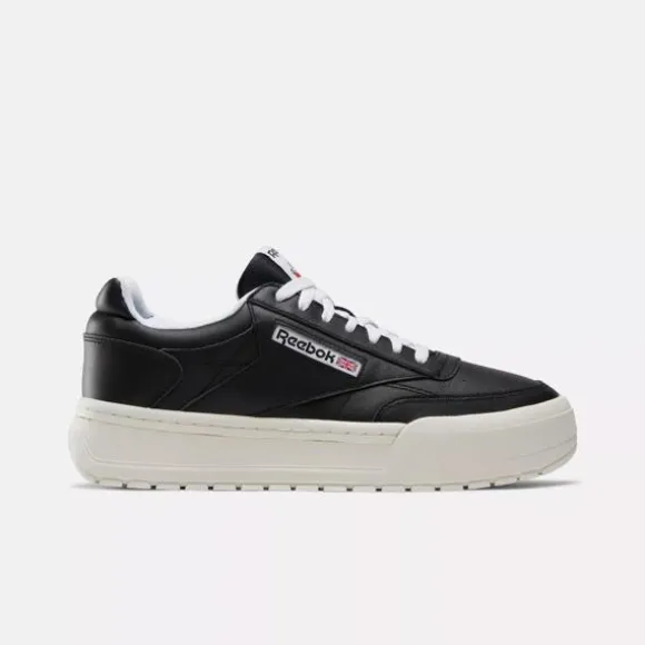 Trending: Platform Shoes | Classics^Reebok Club C Megacourt Shoes Black/ChalkWhite