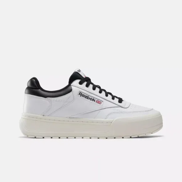 Trending: Platform Shoes | Classics^Reebok Club C Megacourt Shoes White/Chalk/Black