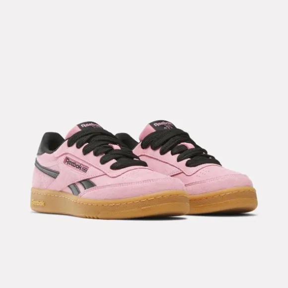 Big Kids' Shoes (sizes 3.5-7)^Reebok Club C Revenge Shoes - Grade School AstroRose/Black/Gum6