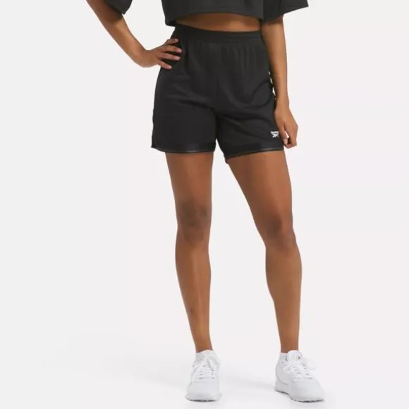 Shorts^Reebok Doubleknit Mesh Shorts Black