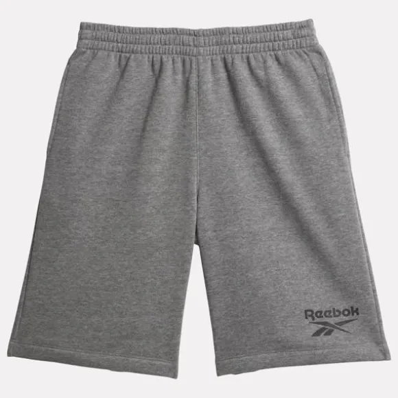 Little Kids' Clothing (sizes 4-7) | Little Kids' Shoes (sizes 10.5k-3)^Reebok Fleece Shorts - Big Kids MediumHeatherGrey