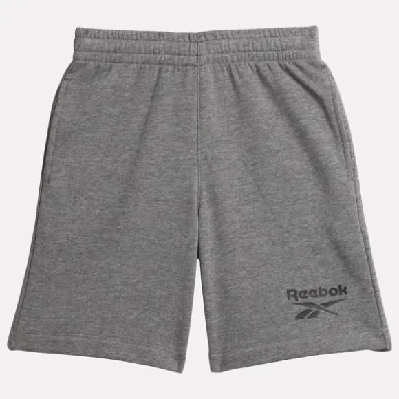 Little Kids' Clothing (sizes 4-7) | Little Kids' Shoes (sizes 10.5k-3)^Reebok Fleece Shorts - Little Kids MediumHeatherGrey