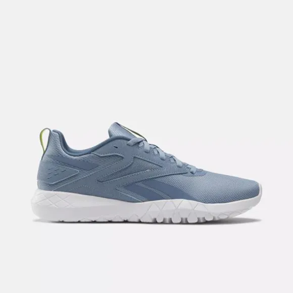 Gym & Training^Reebok Flexagon Energy 4 Training Shoes VintageBlue/AcidYellow/BlueSlate