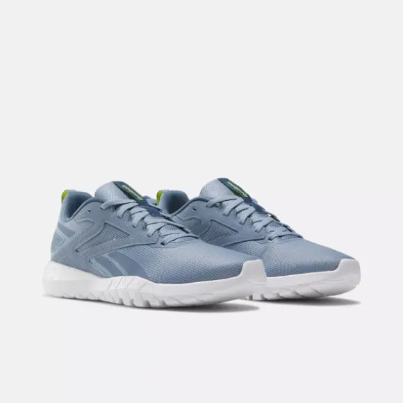 Gym & Training^Reebok Flexagon Energy 4 Training Shoes VintageBlue/AcidYellow/BlueSlate