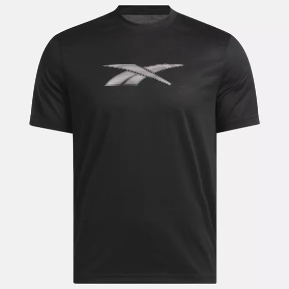 front_vector_performance_tshirt_3.webp Tops & T-shirts^Reebok Front Vector Performance T-Shirt Black