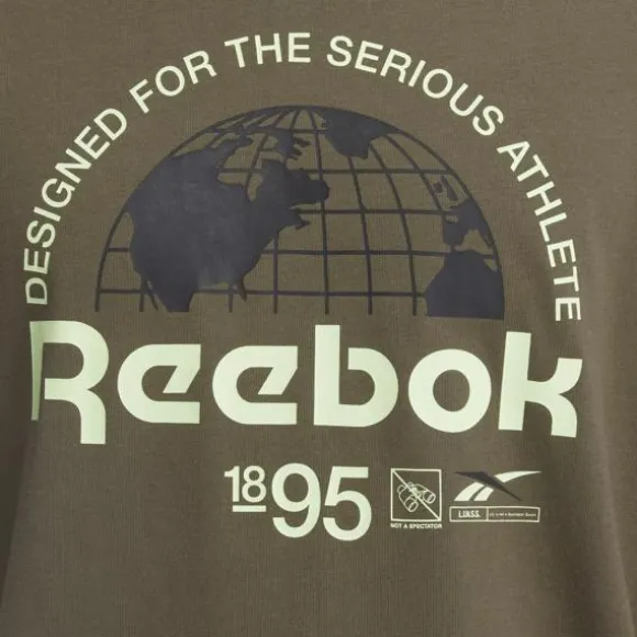 Tops & T-shirts | Tops & T-shirts^Reebok Graphic Series Globe T-Shirt ArmyGreen