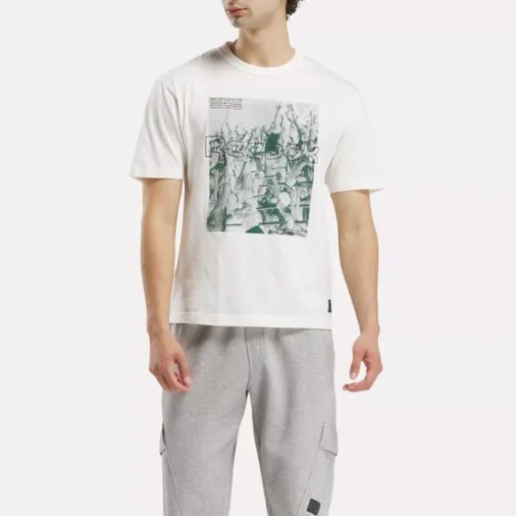 Tops & T-shirts | Tops & T-shirts^Reebok Graphic T-Shirt Chalk