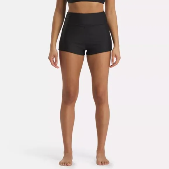 Swimwear^Reebok High-Waisted Swim Boy Shorts Black