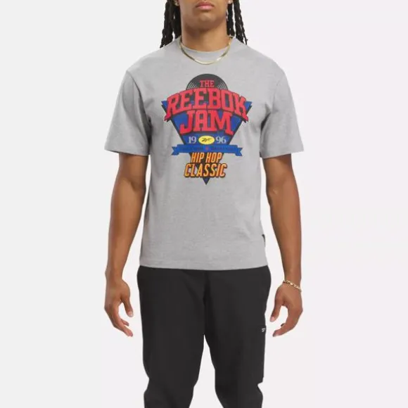 Tops & T-shirts | Tops & T-shirts^Reebok Hip Hop Classic T-Shirt MediumGreyHeather