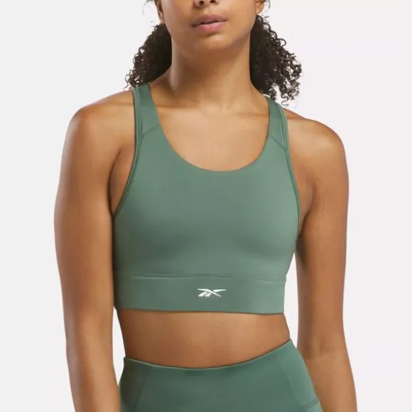 Sports Bras^Reebok ID Train High-Support Bra EscapeGreen