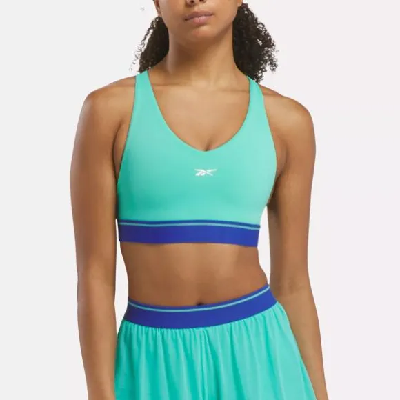 Sports Bras^Reebok Low Impact Sports Bra UnleashedGreen