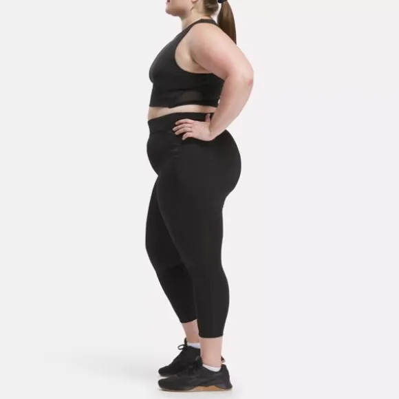 Plus Size (1x-4x) | Tops & T-shirts^Reebok Lux Contour Crop Top Black