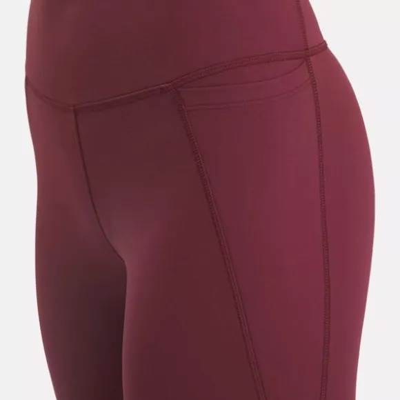 Pants & Sweatpants | Leggings & Tights^Reebok Lux High-Rise Leggings ClassicMaroon