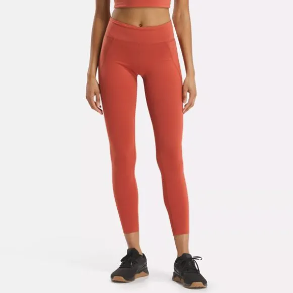 Sports Bras | Pants & Sweatpants^Reebok Lux Leggings BrickRed