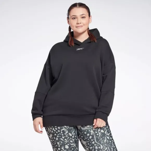 Plus Size (1x-4x) | Hoodies & Sweatshirts^Reebok Lux Oversized Hoodie (Plus Size) Black