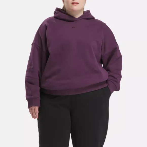 Hoodies & Sweatshirts^Reebok Lux Oversized Hoodie (Plus Size) MidnightPlum