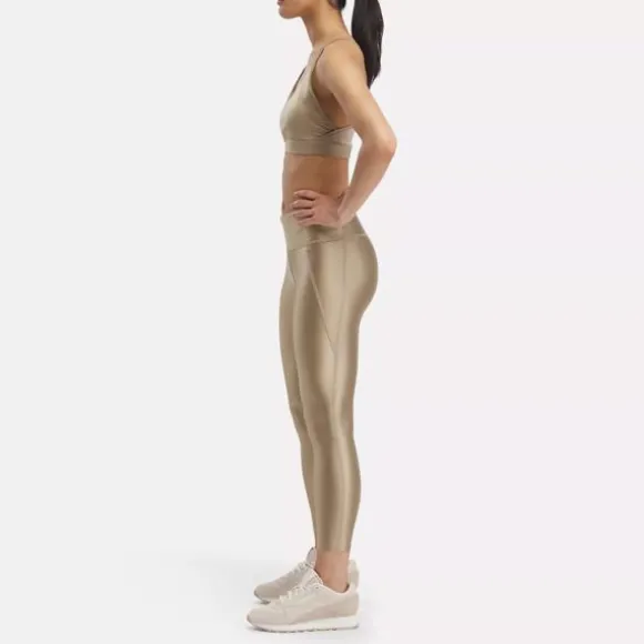 Pants & Sweatpants | Leggings & Tights^Reebok Lux Shine High-Rise Leggings BoulderBeige