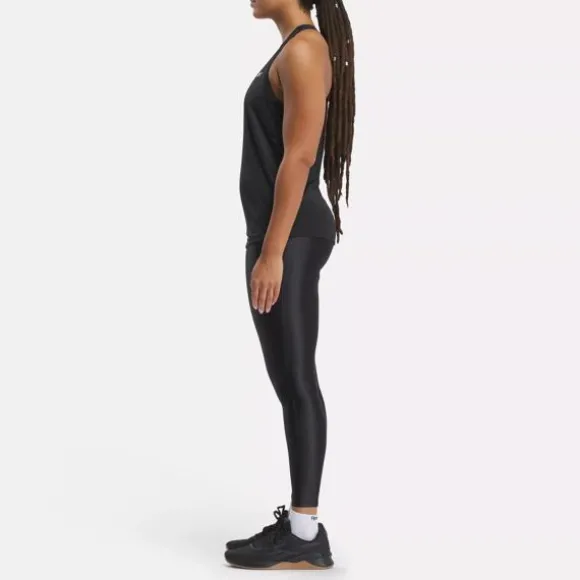 Pants & Sweatpants | Leggings & Tights^Reebok Lux Shine High-Rise Leggings Black