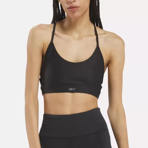 Sports Bras | Trending: Matching Sets^Reebok Lux Strappy Sports Bra Black
