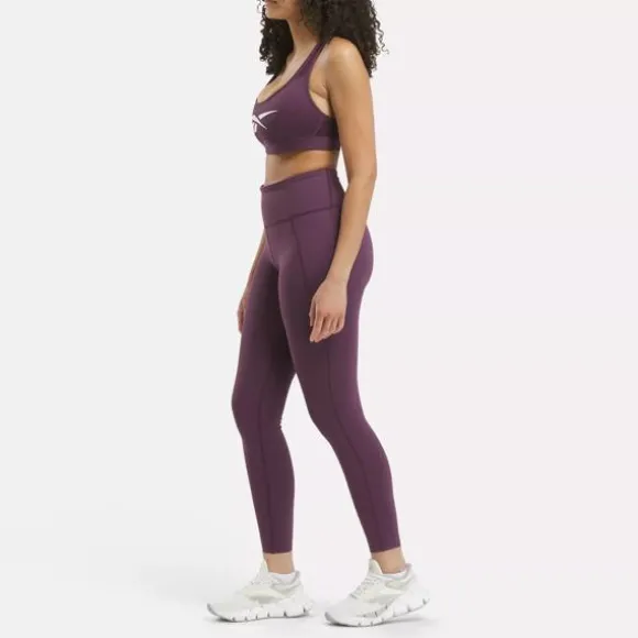 Sports Bras^Reebok Lux Vector Racer Sports Bra MidnightPlum