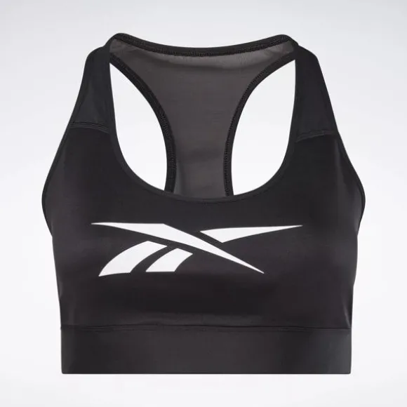 Plus Size (1x-4x) | Sports Bras^Reebok Lux Vector Racer Sports Bra (Plus Size) Black