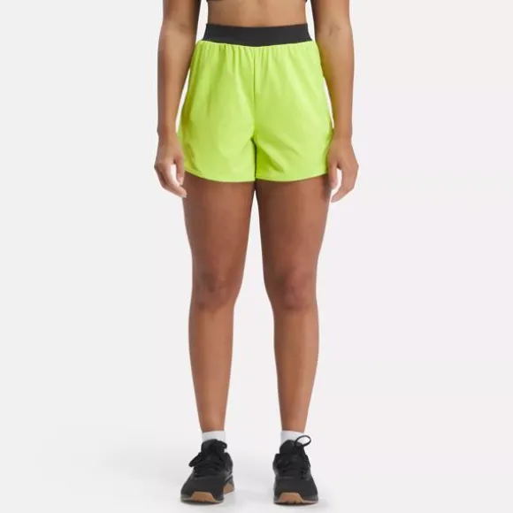 Shorts | Trending: Matching Sets^Reebok Lux Woven Shorts 4" AcidYellow