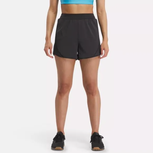 Shorts^Reebok Lux Woven Shorts 4" Black