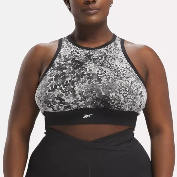 Plus Size (1x-4x) | Sports Bras^Reebok Modern Safari Cotton Bralette (Plus Size) Black