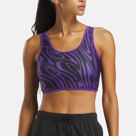Sports Bras^Reebok Modern Safari Multi-way Bralette DynamicPurple