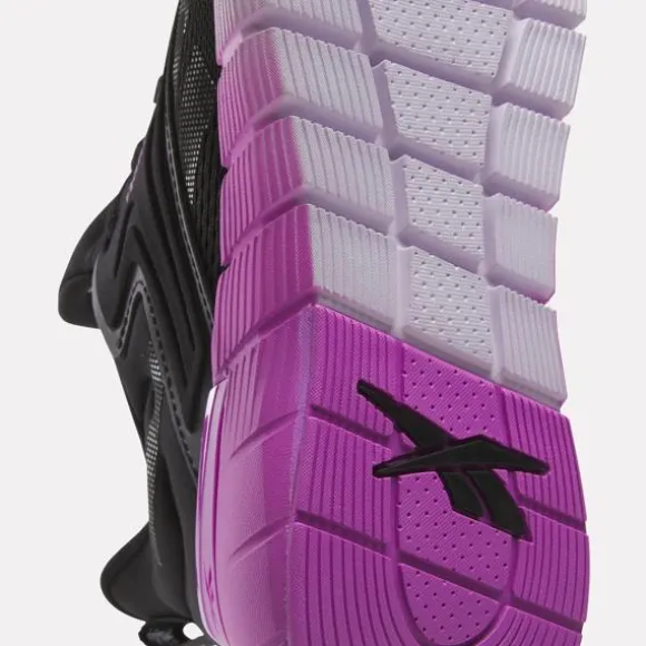 Shoes Under $100 | Cross Training^Reebok Nano Gym Shoes Black/PurpleRave/DigitalGleam