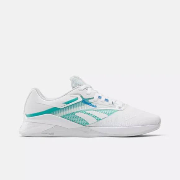Cross Training | Gym & Training^Reebok Nano X4 Training Shoes FtwrWhite/UnleashedGreen/KineticBlue