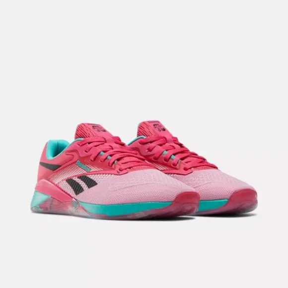 Cross Training | Gym & Training^Reebok Nano X4 Training Shoes BoldPink/AstroRose/UnleashedGreen