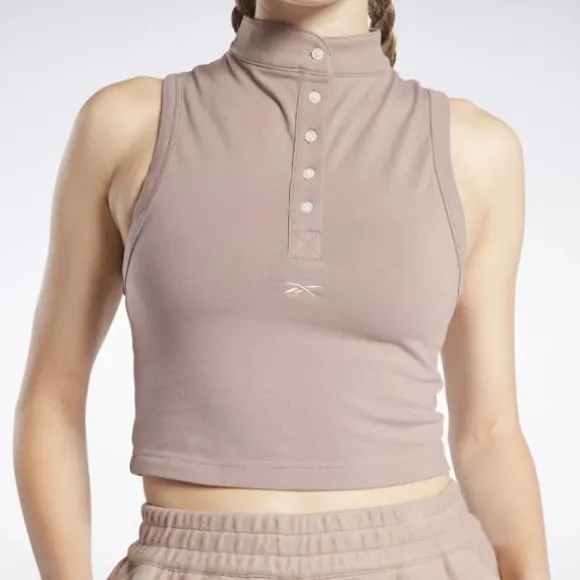 reebok_classics_cropped_fitted_jersey_tank_top_5.webp Tops & T-shirts^Reebok Classics Cropped Fitted Jersey Tank Top Taupe